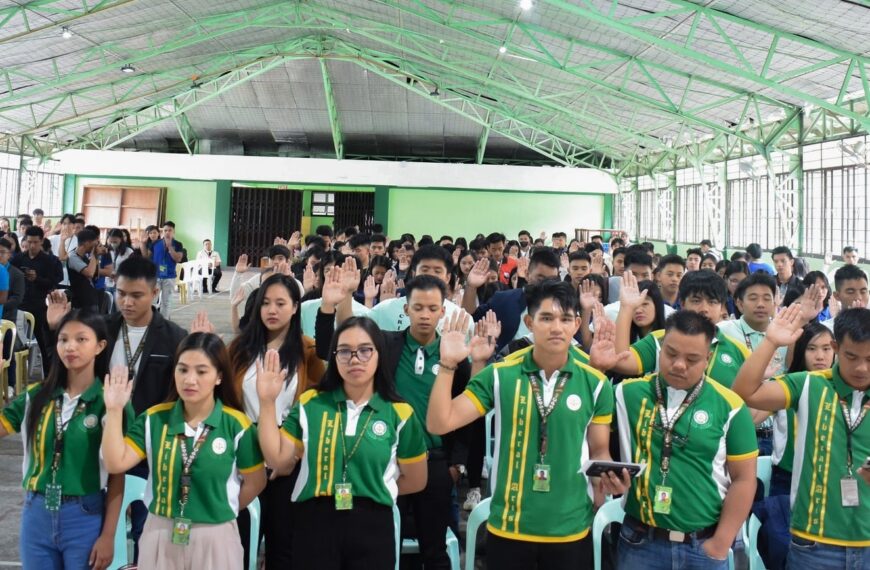 MPSPC SSG and Accredited Student Organizations Take Oath of Office