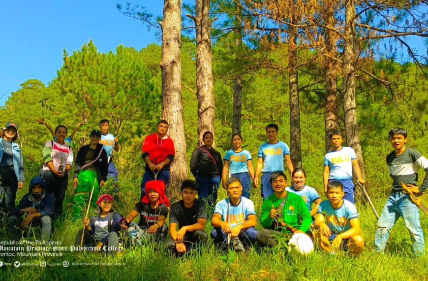 Students Lead Tree-Planting Initiative in Talubin, Bontoc for Environmental Sustainability